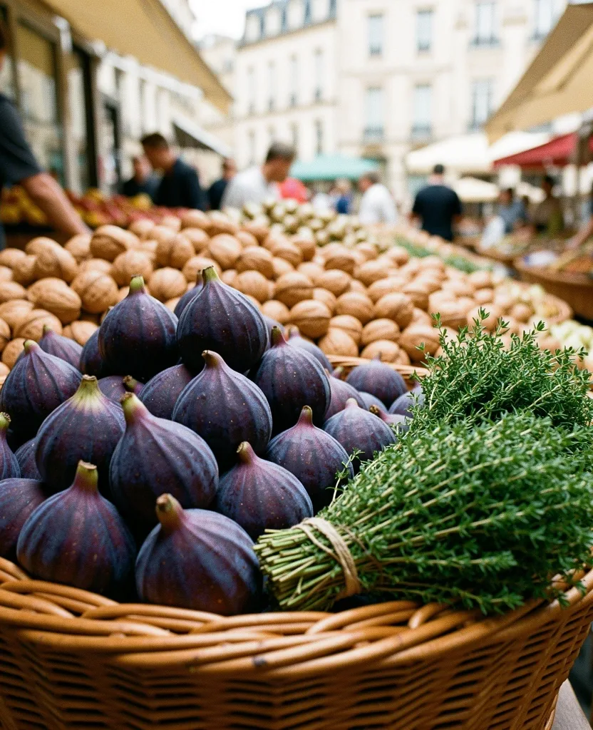 Produits de saison au marché